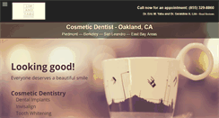 Desktop Screenshot of oaklandcosmeticdentist.com